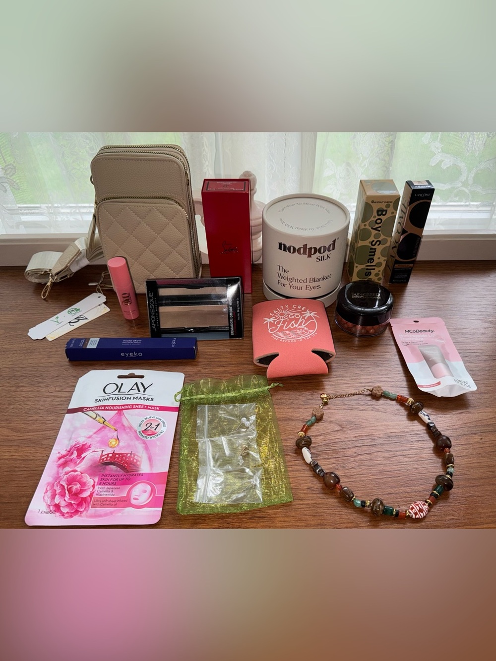 Beauty Jewelry Makeup Bundle! Louboutin Lipstick, Boy Smells, Eyeko and More!